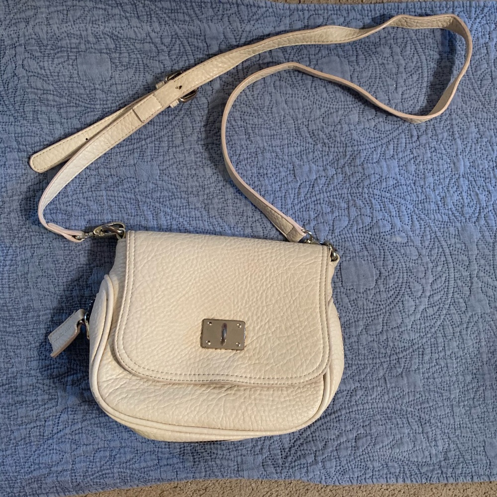 Off white crossbody purse